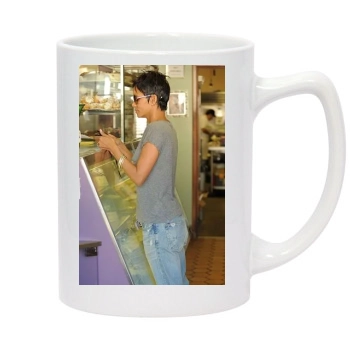 Halle Berry 14oz White Statesman Mug