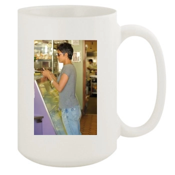 Halle Berry 15oz White Mug