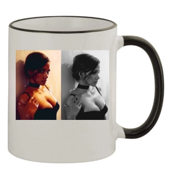 Halle Berry 11oz Colored Rim & Handle Mug