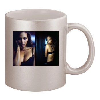 Halle Berry 11oz Metallic Silver Mug