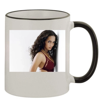 Halle Berry 11oz Colored Rim & Handle Mug