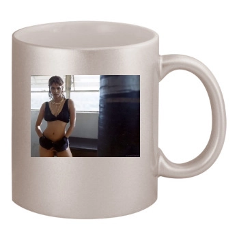 Halle Berry 11oz Metallic Silver Mug