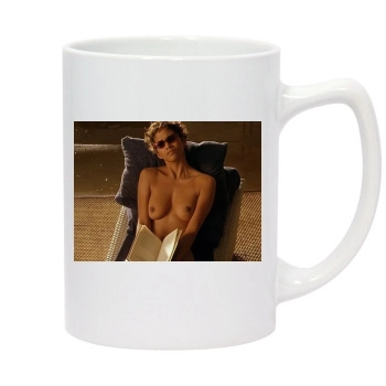 Halle Berry 14oz White Statesman Mug