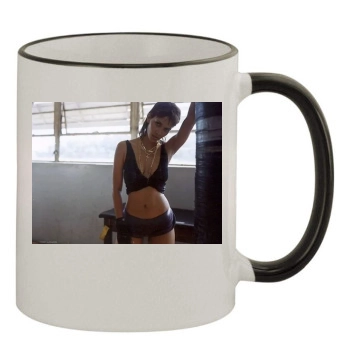 Halle Berry 11oz Colored Rim & Handle Mug