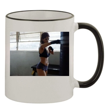 Halle Berry 11oz Colored Rim & Handle Mug