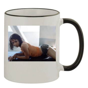 Halle Berry 11oz Colored Rim & Handle Mug