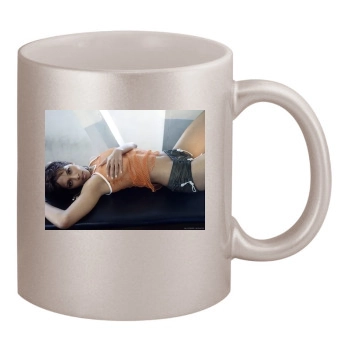 Halle Berry 11oz Metallic Silver Mug