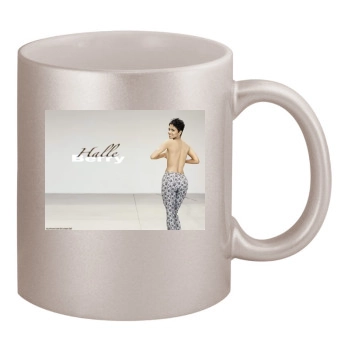 Halle Berry 11oz Metallic Silver Mug