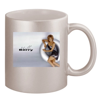 Halle Berry 11oz Metallic Silver Mug