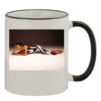 Halle Berry 11oz Colored Rim & Handle Mug