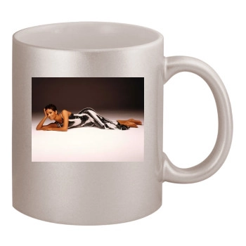 Halle Berry 11oz Metallic Silver Mug