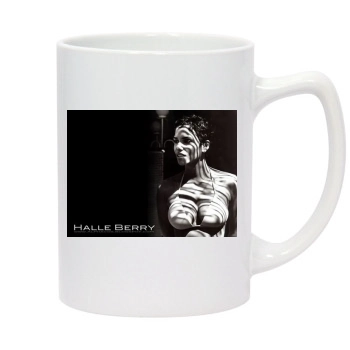 Halle Berry 14oz White Statesman Mug