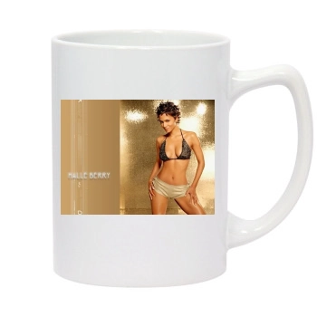 Halle Berry 14oz White Statesman Mug