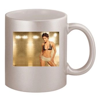 Halle Berry 11oz Metallic Silver Mug