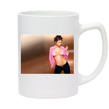 Halle Berry 14oz White Statesman Mug