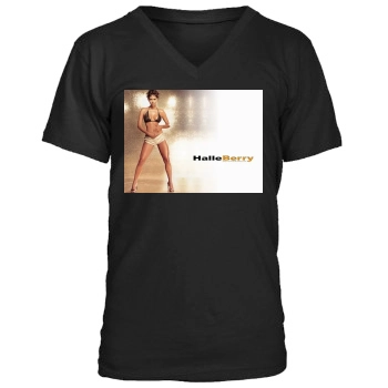 Halle Berry Men's V-Neck T-Shirt