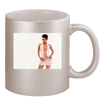 Halle Berry 11oz Metallic Silver Mug