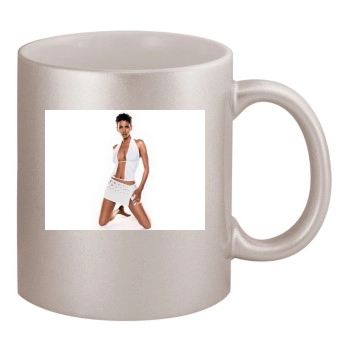 Halle Berry 11oz Metallic Silver Mug