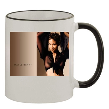 Halle Berry 11oz Colored Rim & Handle Mug