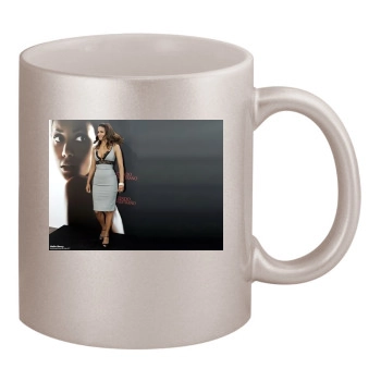 Halle Berry 11oz Metallic Silver Mug