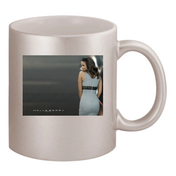 Halle Berry 11oz Metallic Silver Mug