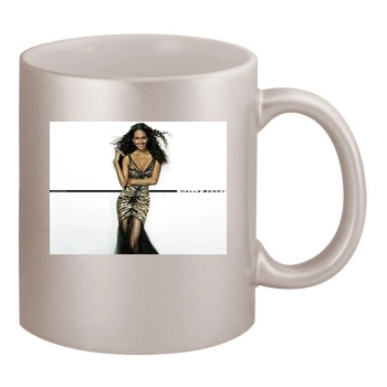 Halle Berry 11oz Metallic Silver Mug