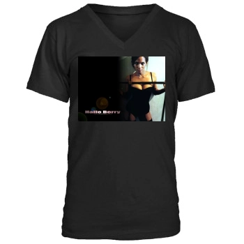 Halle Berry Men's V-Neck T-Shirt