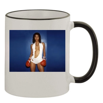 Halle Berry 11oz Colored Rim & Handle Mug