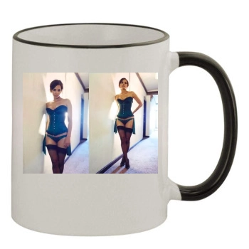 Halle Berry 11oz Colored Rim & Handle Mug