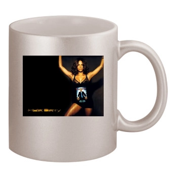 Halle Berry 11oz Metallic Silver Mug