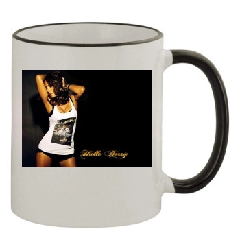 Halle Berry 11oz Colored Rim & Handle Mug