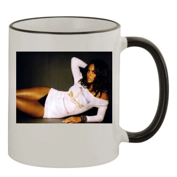 Halle Berry 11oz Colored Rim & Handle Mug