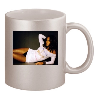 Halle Berry 11oz Metallic Silver Mug