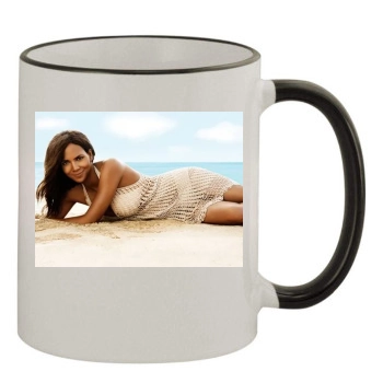 Halle Berry 11oz Colored Rim & Handle Mug