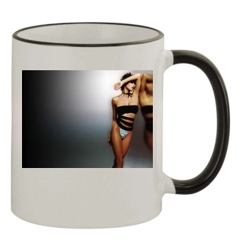 Halle Berry 11oz Colored Rim & Handle Mug