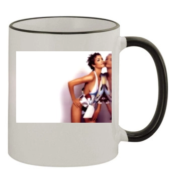 Halle Berry 11oz Colored Rim & Handle Mug