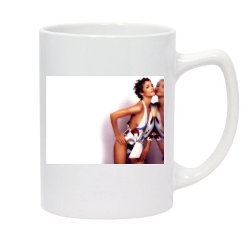 Halle Berry 14oz White Statesman Mug