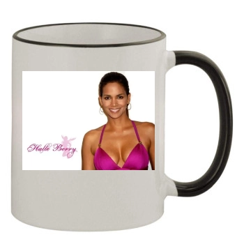 Halle Berry 11oz Colored Rim & Handle Mug