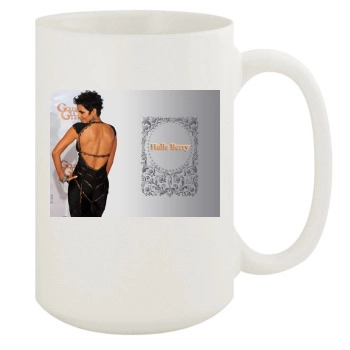 Halle Berry 15oz White Mug