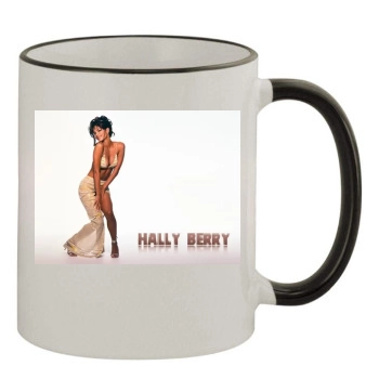 Halle Berry 11oz Colored Rim & Handle Mug