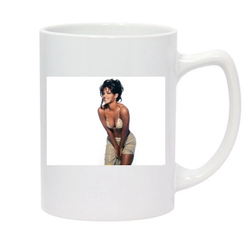 Halle Berry 14oz White Statesman Mug