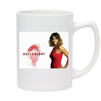 Halle Berry 14oz White Statesman Mug