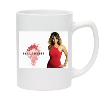 Halle Berry 14oz White Statesman Mug