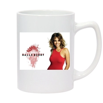 Halle Berry 14oz White Statesman Mug