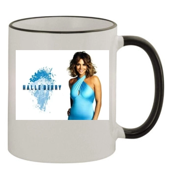 Halle Berry 11oz Colored Rim & Handle Mug