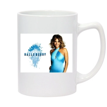 Halle Berry 14oz White Statesman Mug