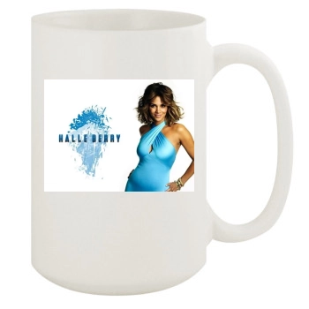 Halle Berry 15oz White Mug