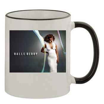 Halle Berry 11oz Colored Rim & Handle Mug