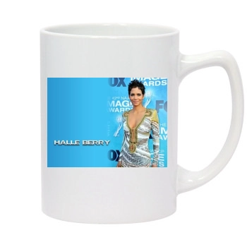 Halle Berry 14oz White Statesman Mug