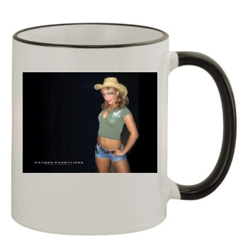 Hayden Panettiere 11oz Colored Rim & Handle Mug